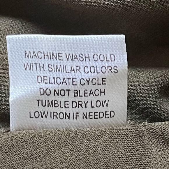 Nina Leonard Green Miracle Matte Jersey Open Front Duster/Jacket Size Medium - Picture 9 of 9